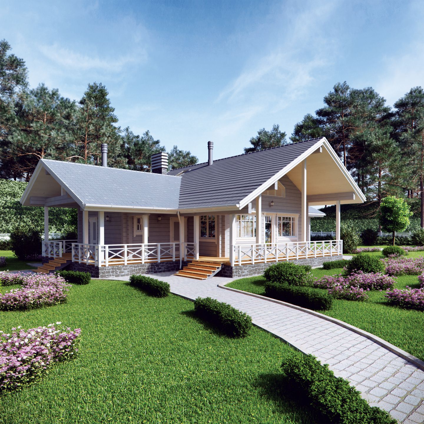 Log House 245 EcoHouseMart