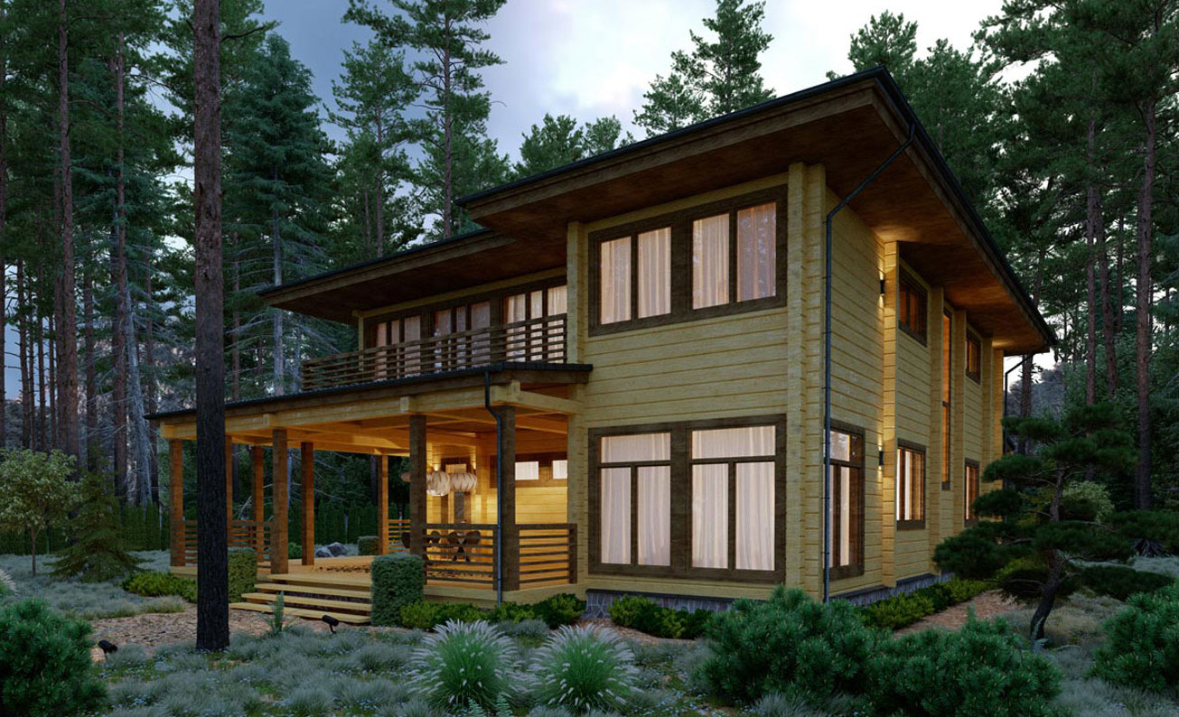 Solid Wood House Clt 251 Ecohousemart