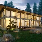 Hip Roof Two Bedroom House Framing Balsa Modern™ KIT1000-REFILL 160D5