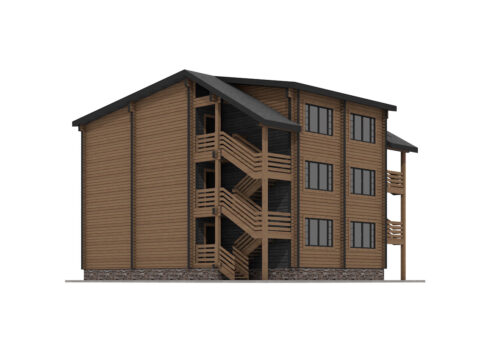 Solid Wood Multifamily House #CLT-MF-453