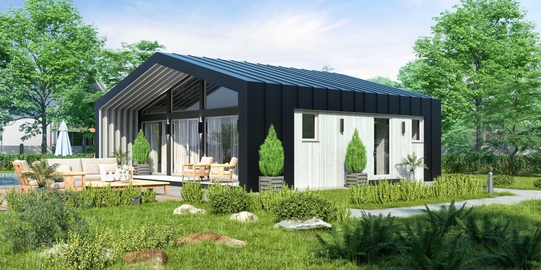 Solid Wood House #CLT-070 (Barn) | EcoHouseMart